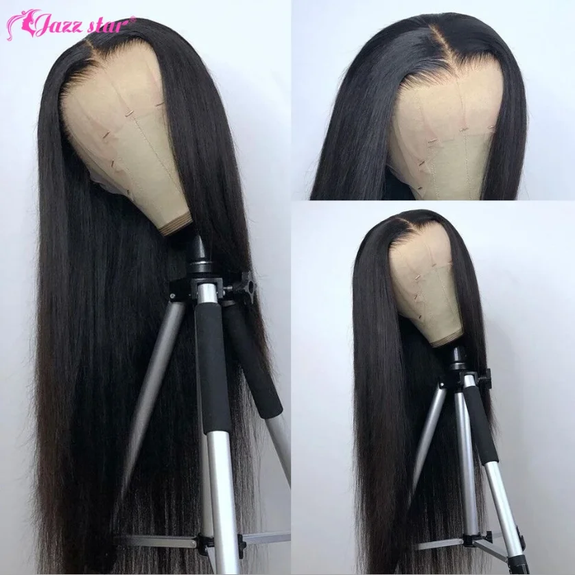 32 inch Straight Lace Front Wigs Transparent Lace Frontal Wig Human Hair 13x4 Lace Front Human Hair Wigs Pre Plucked Jazz Star