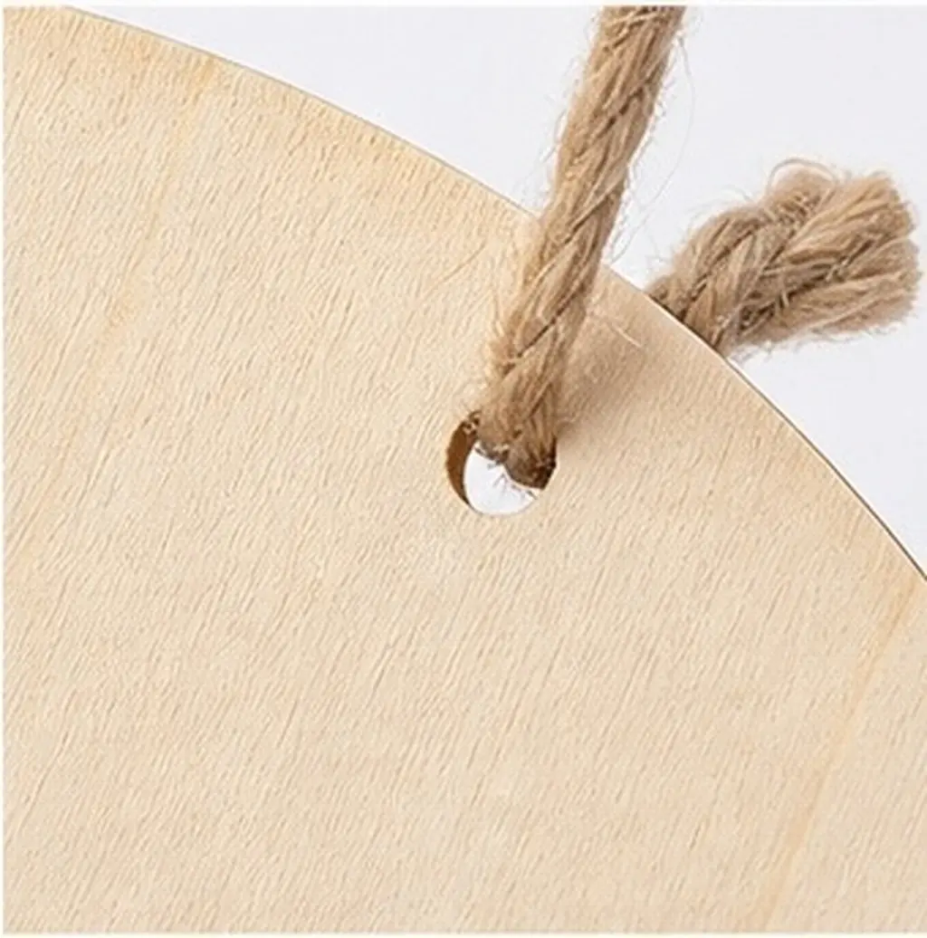 12Pcs Blank Wooden Sign For Wedding Welcome Sign Autumn Wall Decor Round Unfinished Craft Circles Art Class
