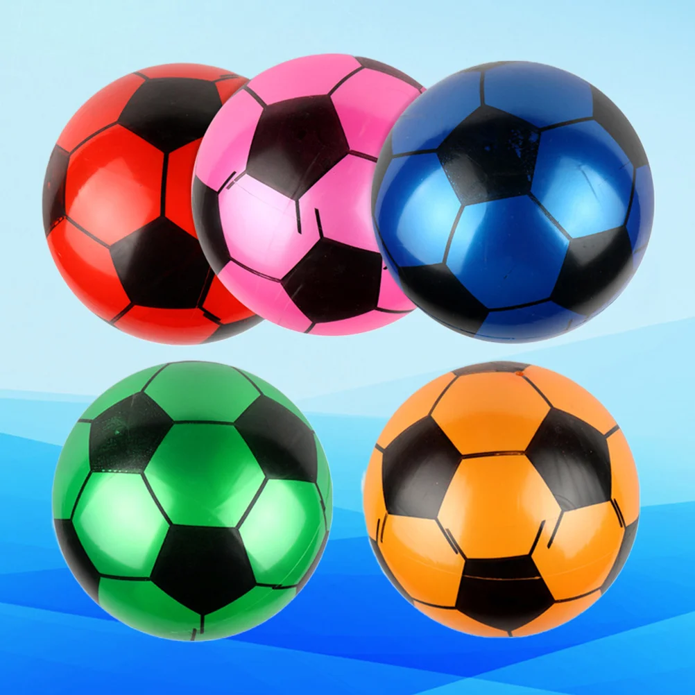 

5Pcs Inflatable Bouncing Ball PVC Material Sports Supplies Indoor Outdoor Fun Football Play Inflatable Football