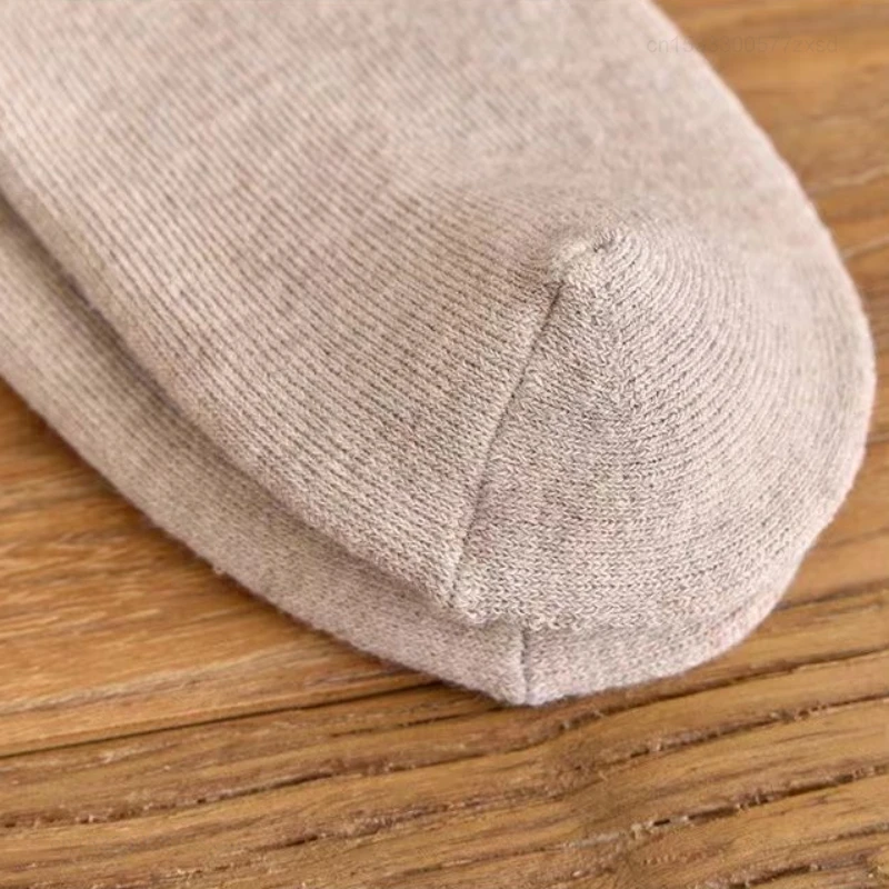 شاومي-الجوارب الحرارية سميكة للرجال والنساء ، جوارب عادية ، دافئة ، أحادية اللون ، مريحة ، مقاومة الباردة ، الخريف ، الشتاء ، 5 أزواج لكل مجموعة