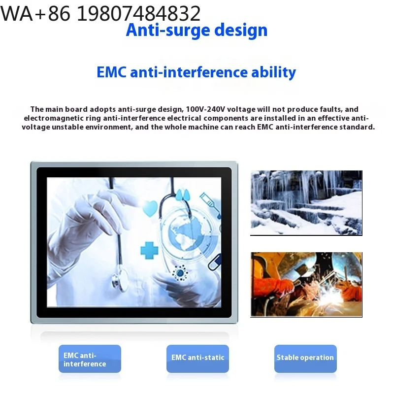 10/12/15/17/19 Inch Industrial HMI Touch Screen Multi-system  Commercial Smart Home Automation Panel