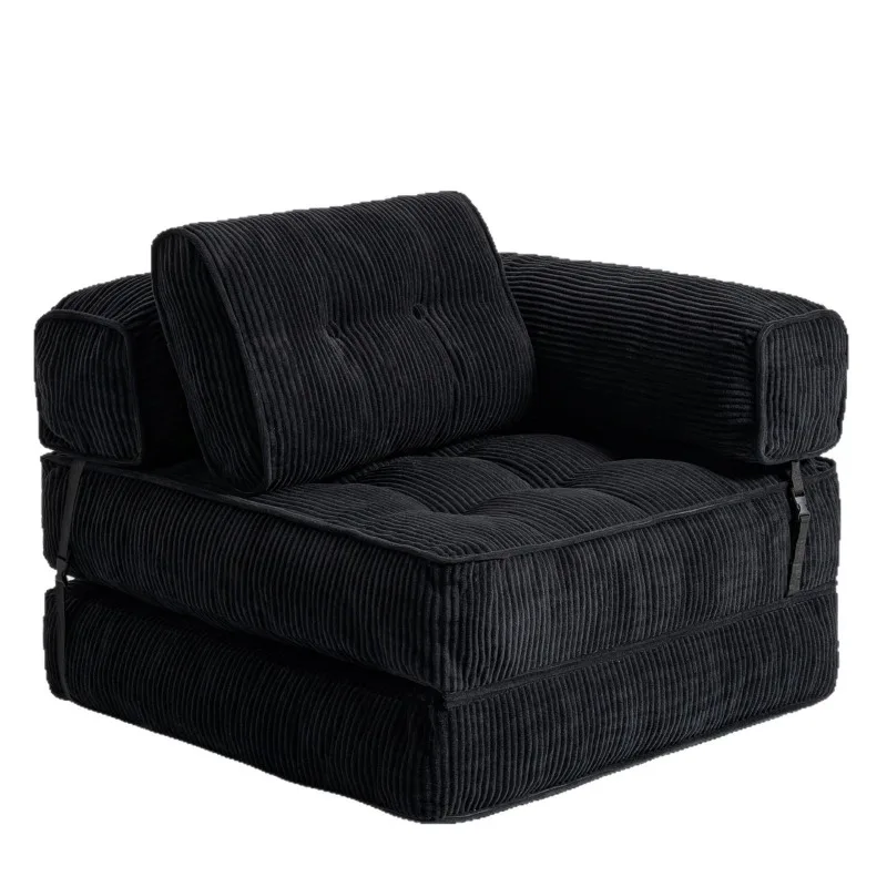 Lazy sofa fabric single folding bed lazy sofa compression