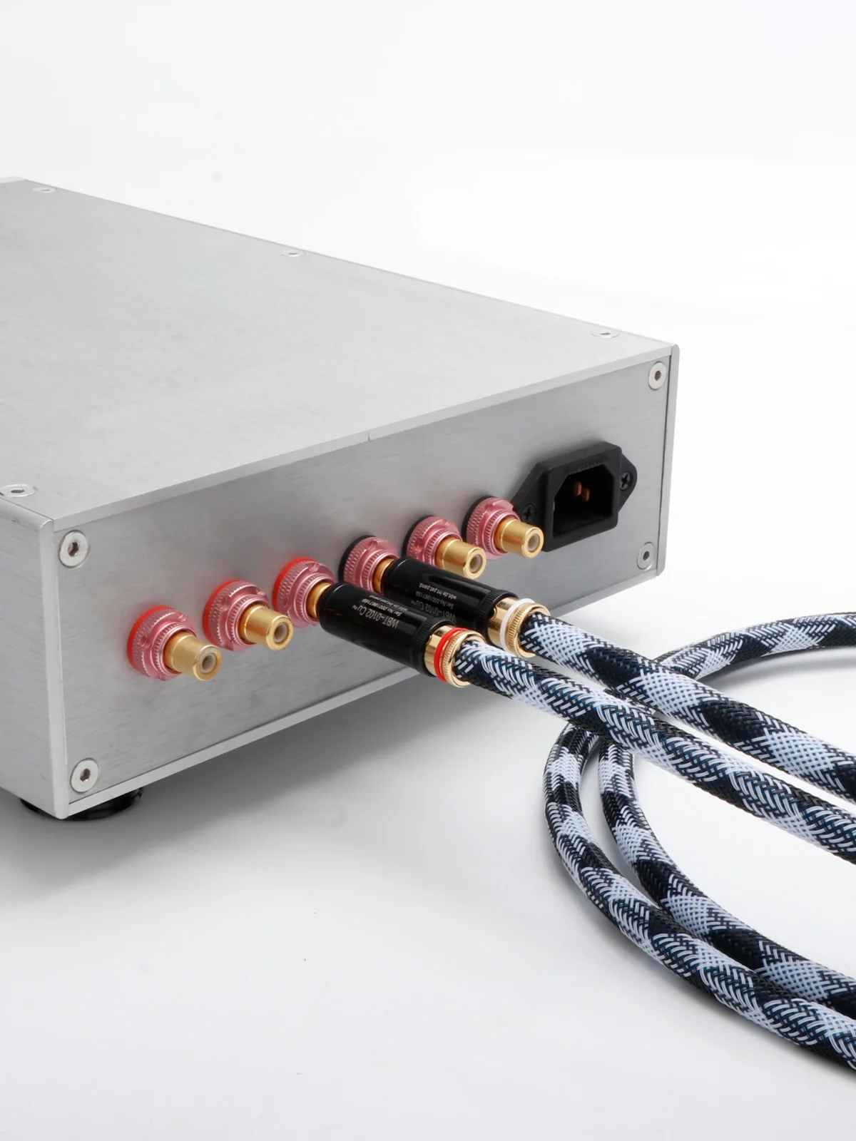 Пара 2-жильных 5N OFC посеребренных соединительных кабелей Rca высокой чистоты, аудиокабель Pulg, аудиокабель rca-rca