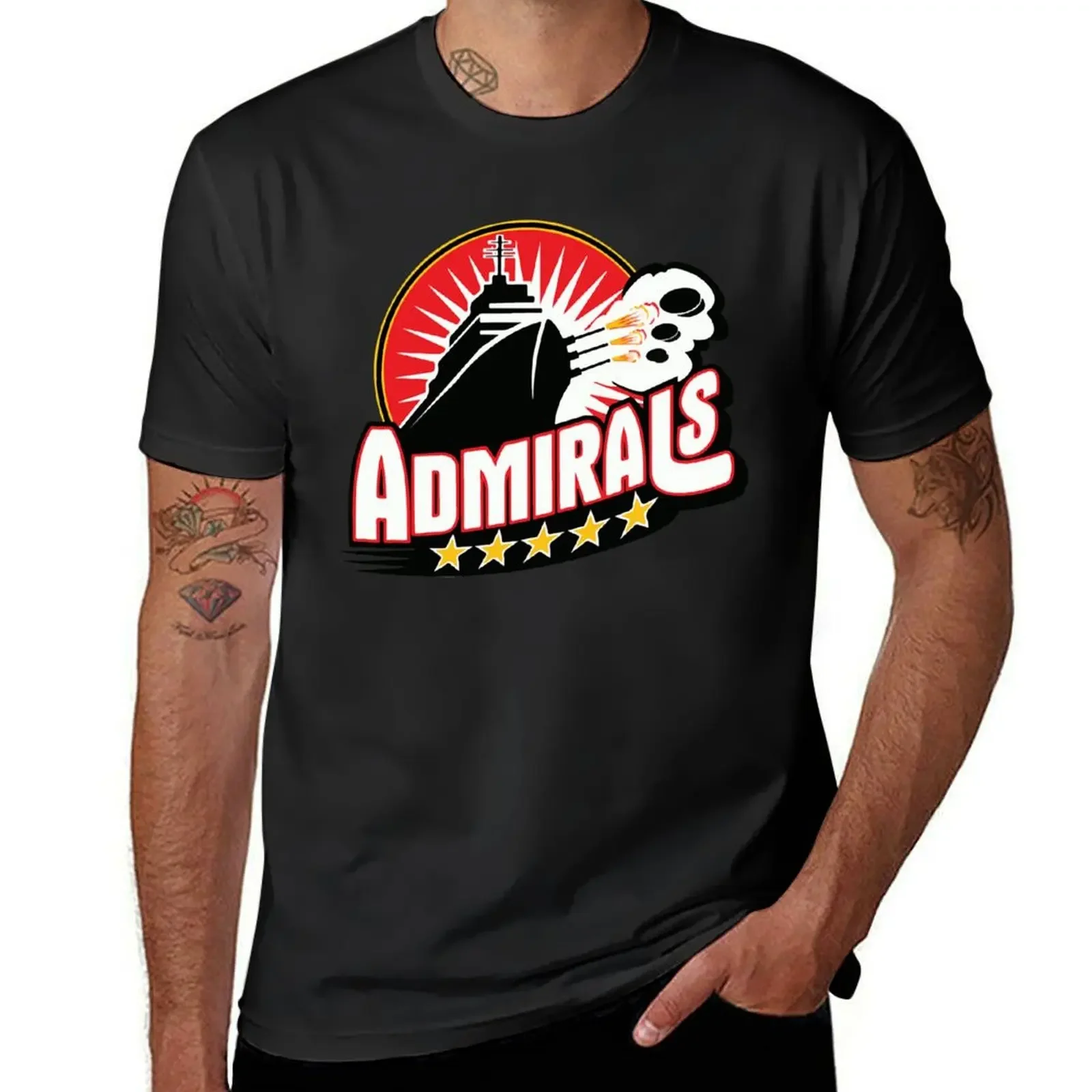 Norfolk Admirals Classic T-Shirt anime stuff custom t shirt graphics mens workout shirts