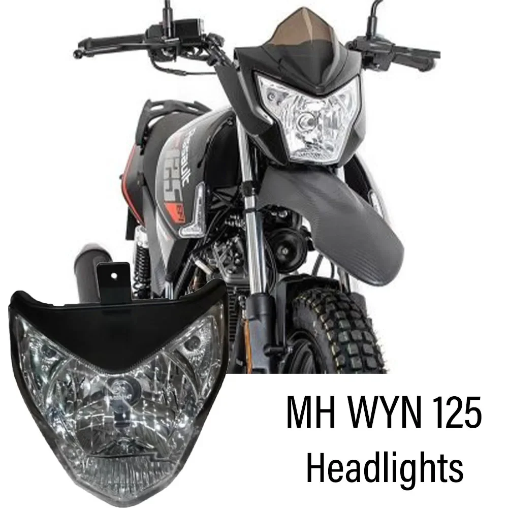 

New Fit MH WYN 125 WYN125 125Wyn Front Head Light Lamp Headlight Headlamp For MH WYN 125 WYN125 125Wyn Headlight