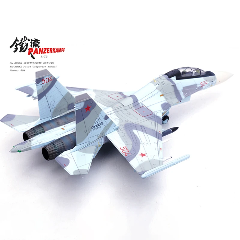 1:72 Schaal Russische SU-30MKK 504 Militaire Gevechtsvliegtuigen Model Diecast Legering Display Souvenir Klassiekers Collectie Speelgoed Geschenken