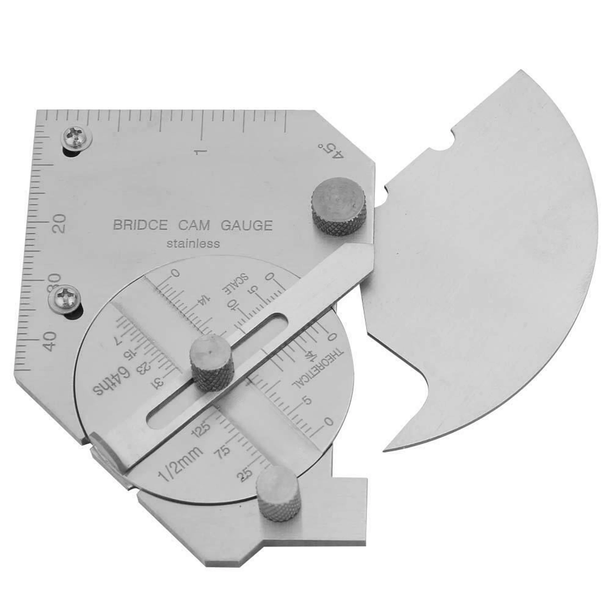 Bridge CAM Weld Seam Inspection Gauge Throat Pocket Measure Tool