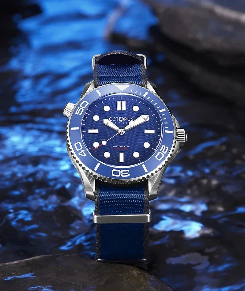 Octopus Kraken Retro 42MM Diver Men's Automatic Mechanical Watch Sapphire Luminous Waterproof Sport 30Bar