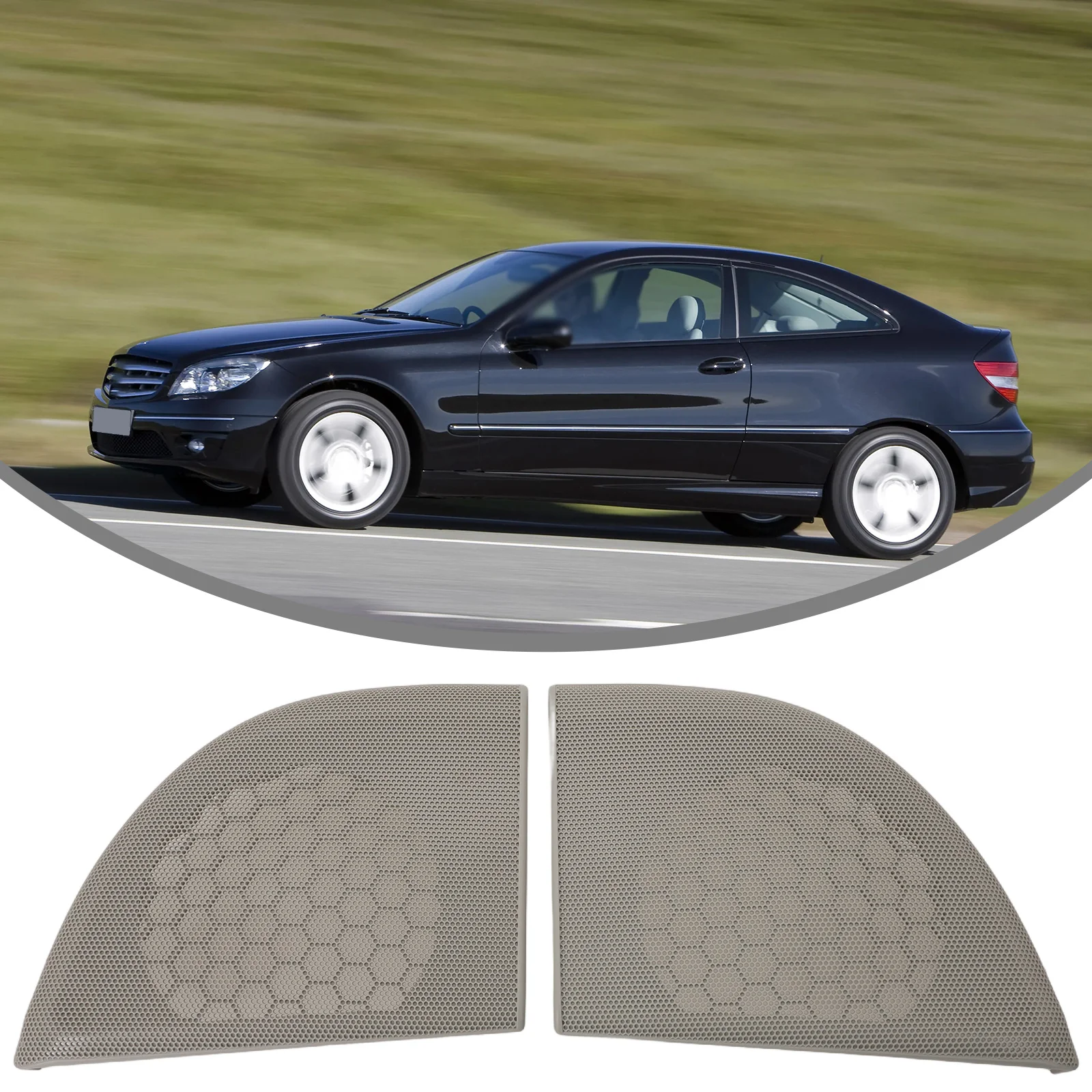 

Automotive Audio Upgrade Door Speaker Grille Cover Long-lasting Performance Plastic Material Comprehensive Package