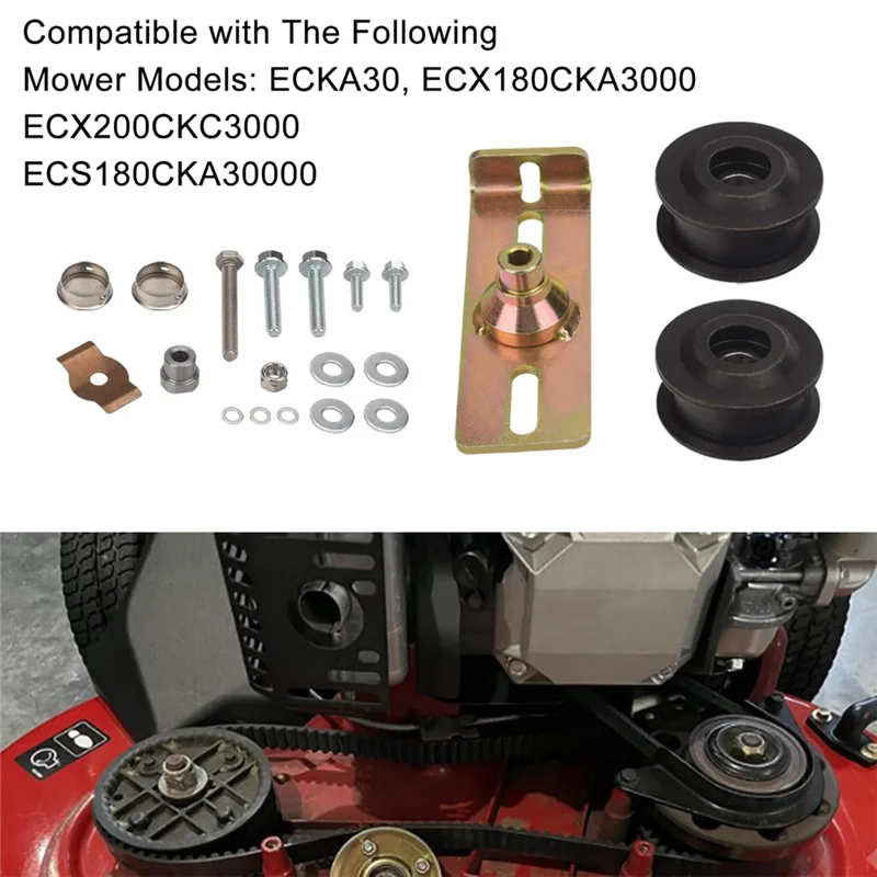 126-7890 مجموعة البكرات والمهمل مناسبة لـ Toro Exmark ECKA30 126-0316 131-4506 131-4509 المشي التجاري خلف جزازات العشب #6