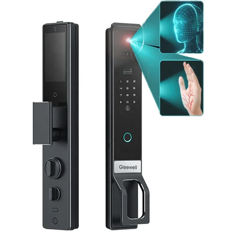 

Newly Upgraded Palm Vein And 3D Face Recognition Video Intercom Smart Lock U Smart Go Tuya Biometric Fingerprint Smart Door Lock