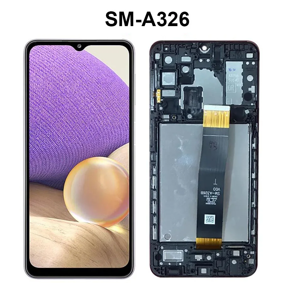 6.5“For Samsung Galaxy A32 5G LCD Display with frame Touch Sensor Digiziter Assembly For Samsung A32 5G A326B Screen Replacement