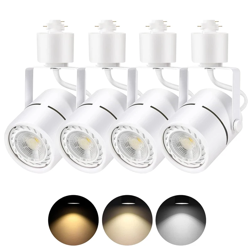 

Nice 10W Dimmable LED Track Lighting Heads H Type Track Light Replacement Fixtures Ceiling Spotlight For Accent Task Shop Art 10