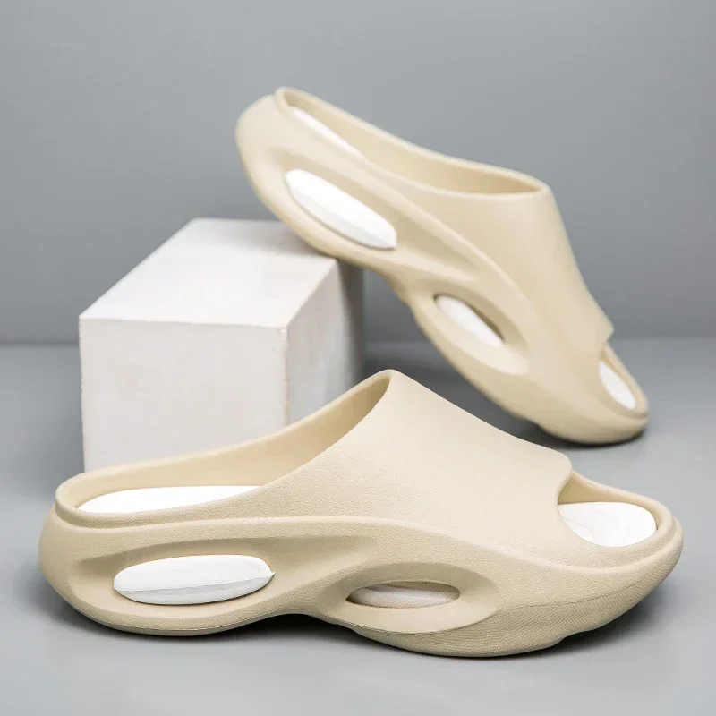 أحذية رجالي شباشب صنادل سميكة القاع المضادة للانزلاق موضة النعال الرياضية الشاطئ في الهواء الطلق زوجين مريحة إيفا 40-45 #6