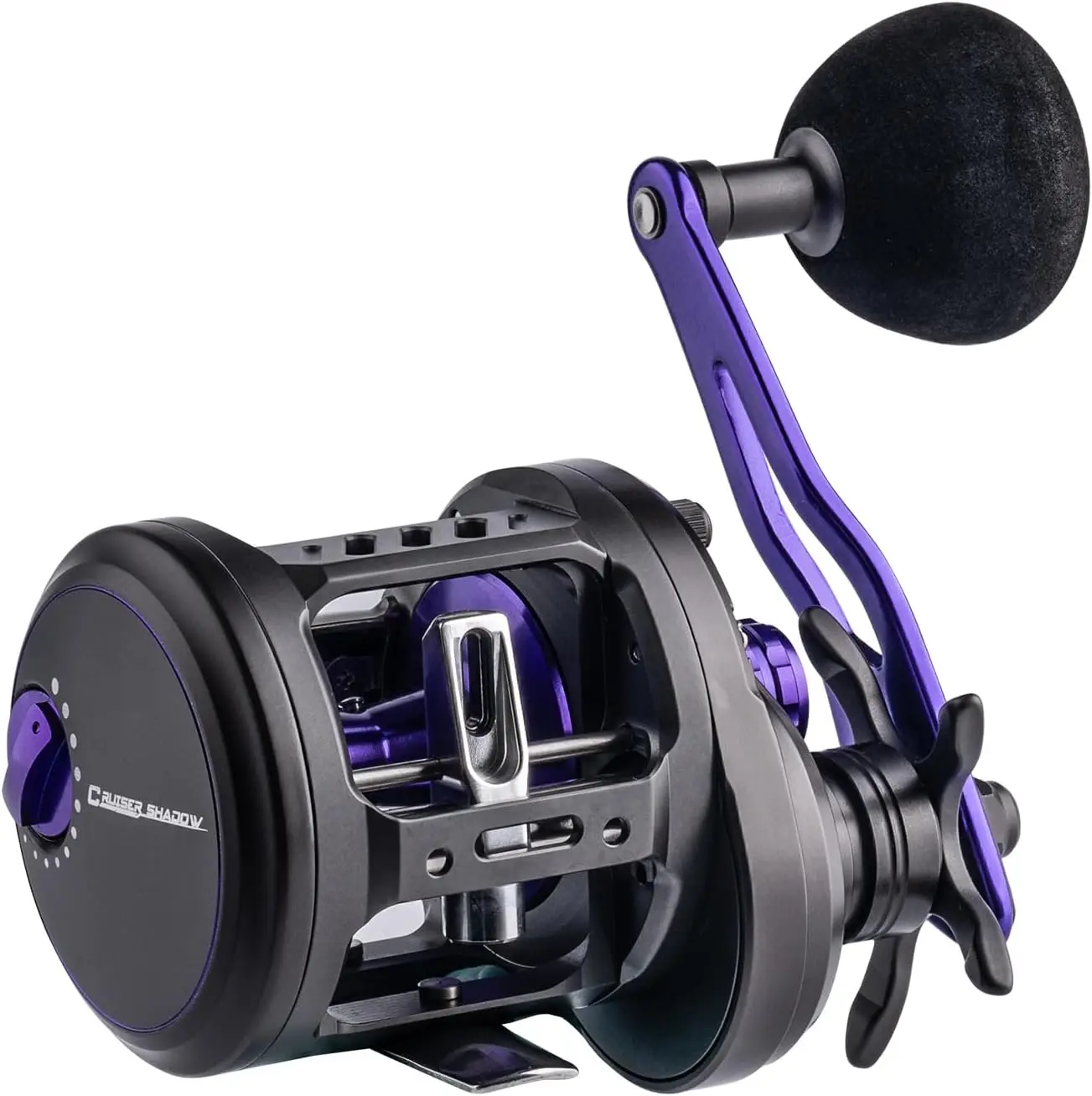 Round Baitcasting Reel - Full Metal Body Baitcaster with 17.64lbs Max Drag, 8+1 Stainless Steel Ball Bearings, Corrosion Protect