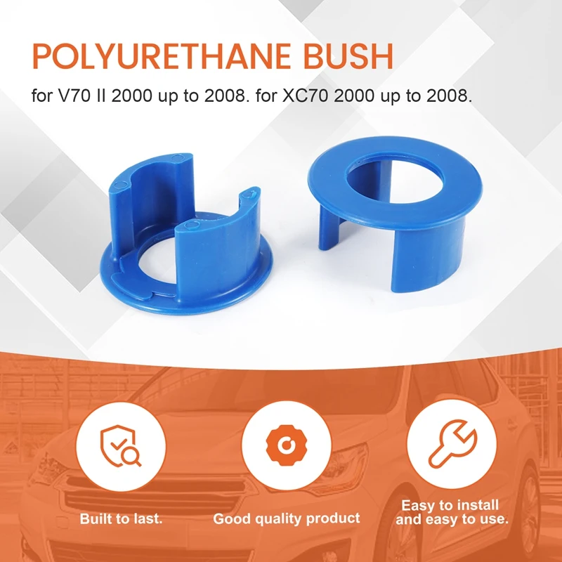 Car Front Subframe Bush Polyurethane Insert Kit Suspension Bushing For Volvo V70 II XC70 2000 Up To 2008