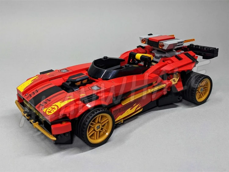 627pcs Shinobi 2in1 Vehicle Legacy X-1 Supercar Nindroid Warrior Motorcycle 11659 Building Block Set Compatible With Model