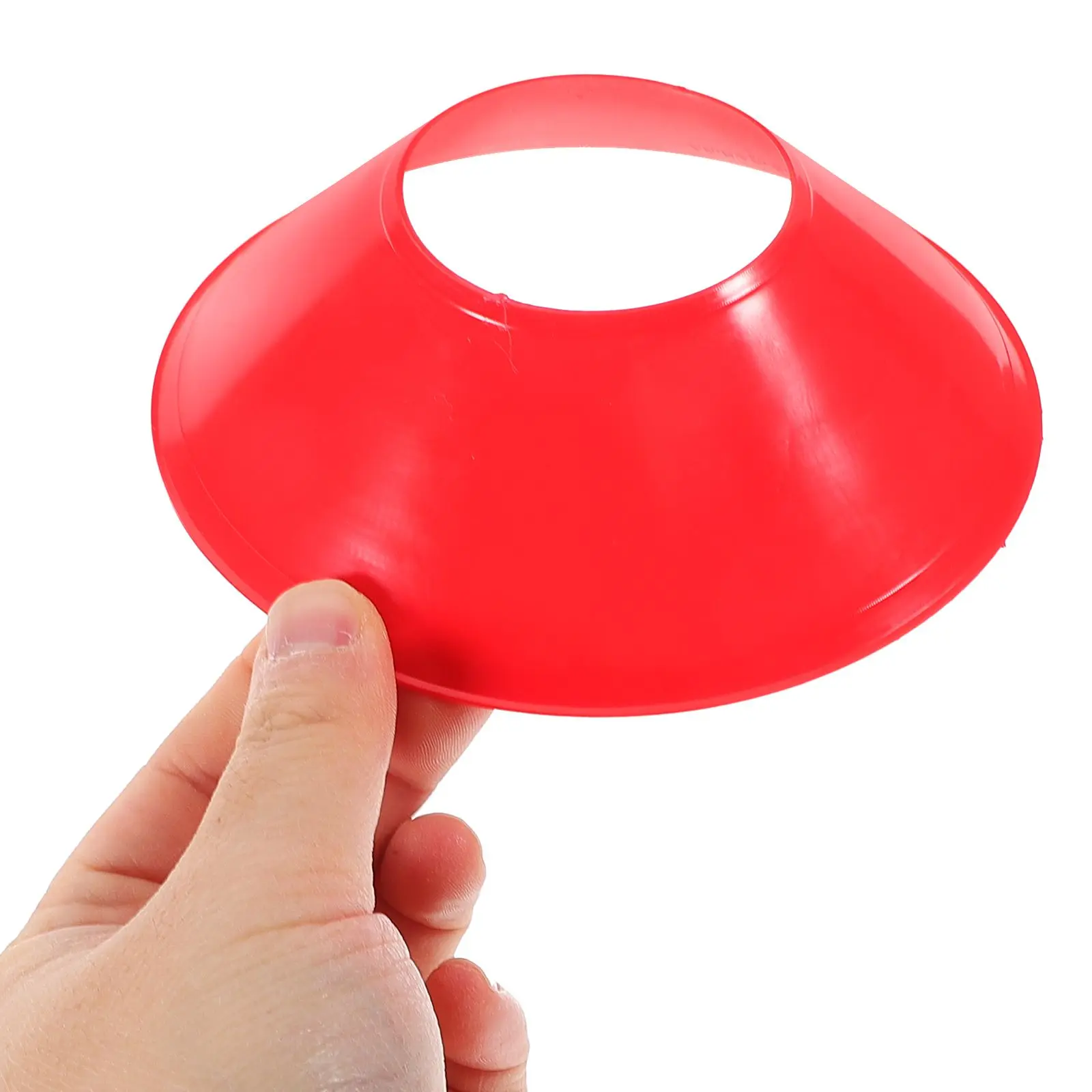 

20 Pcs Football Training Obstacles Soccer Equipment Mini Round Soft Durable Cones Practice Accessories Sports Gear