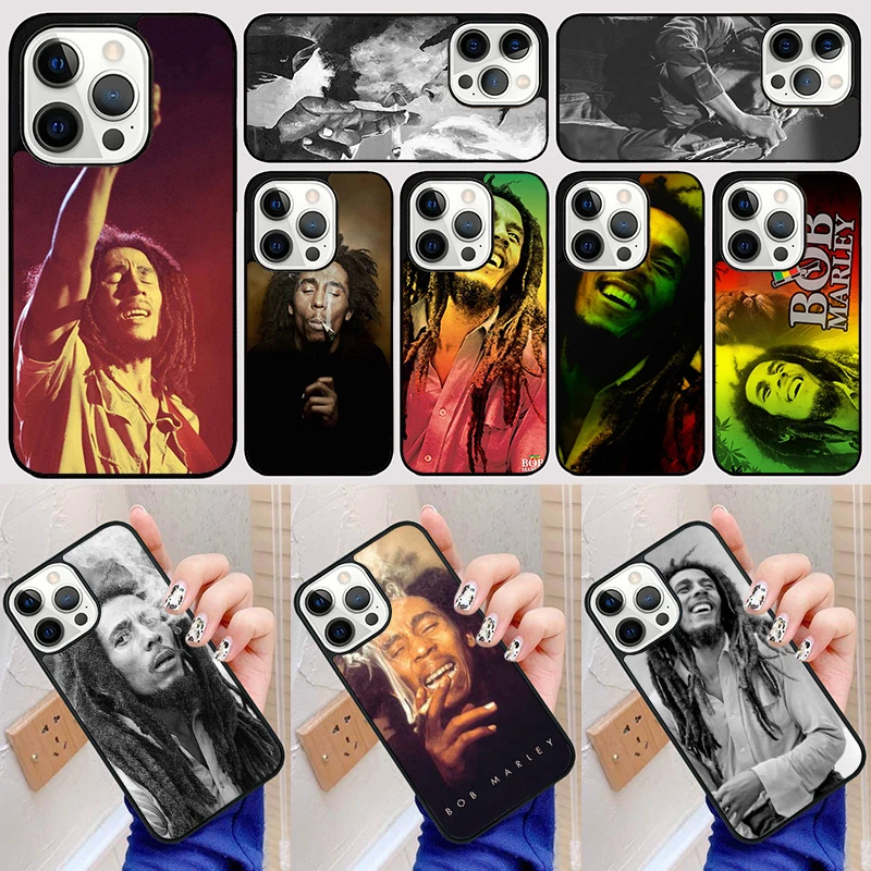 Coque bob marley rasta lion reggae Phone Case Back Cover for iPhone 16 15 SE2020 14 13 11 12 Pro Max mini XS XR X PlusS