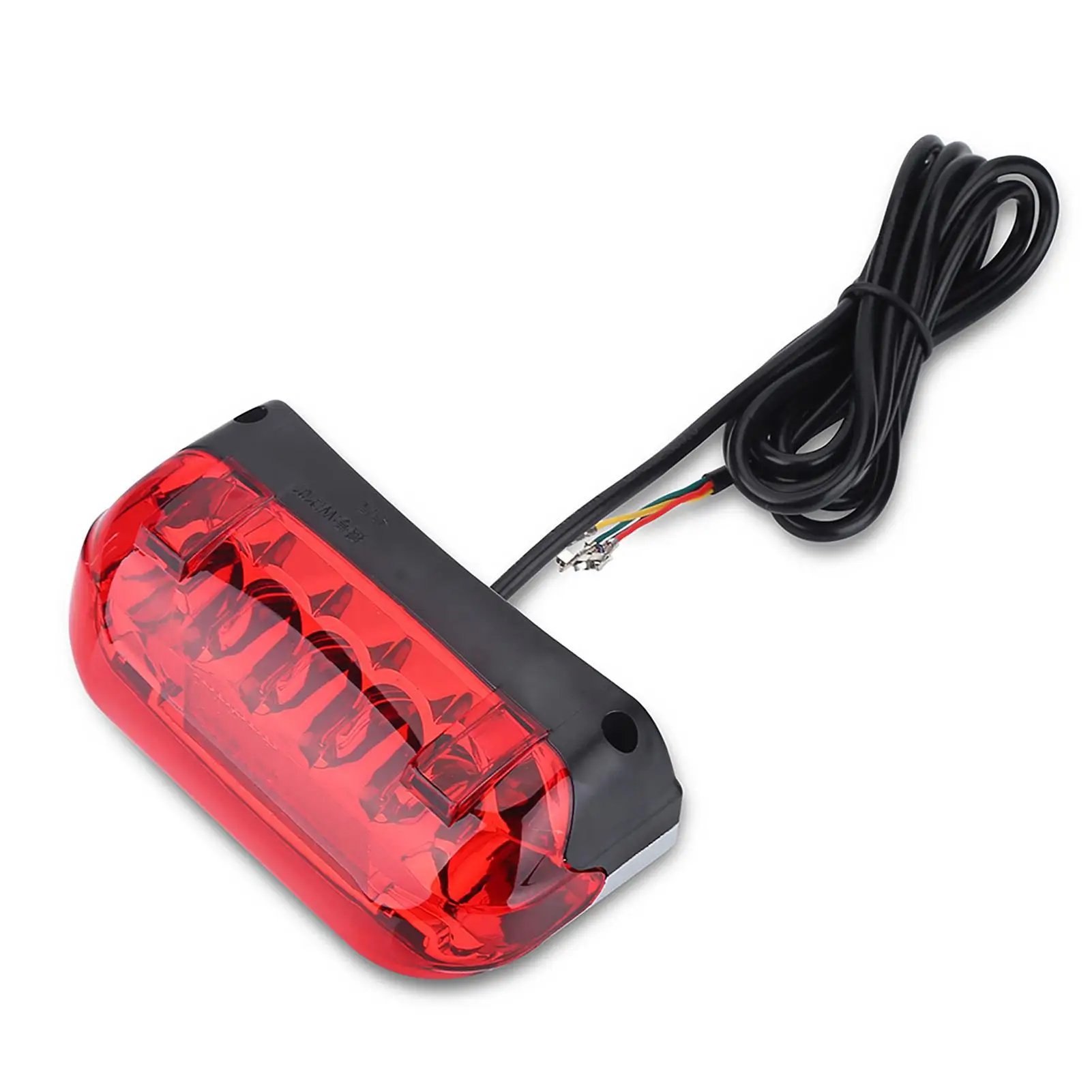 

36V/48V Bike LED Taillight Brake Indicator - Rear Light for Night Cycling