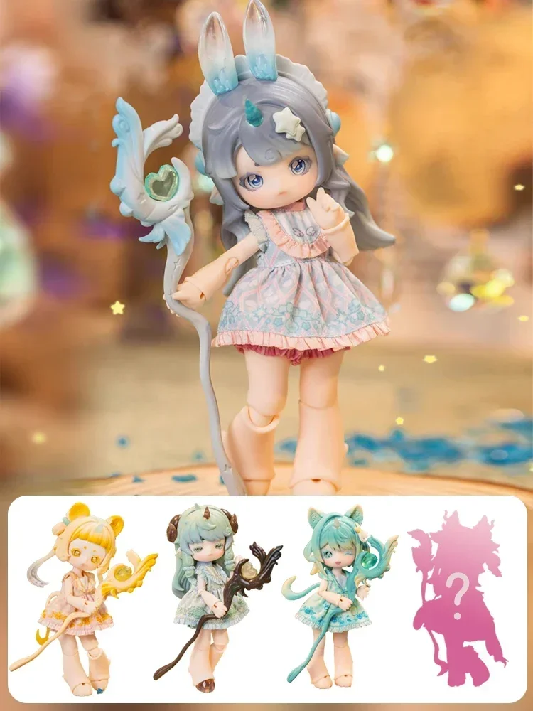 Penny Box Cute Beast Magic Series kugelgelenkige Bjd Puppen Mystery Blind Box Überraschung Spielzeug Action Anime Figur Modell ornamente Geschenk