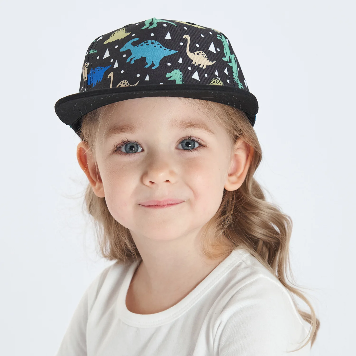 Baby Printed Hat Lovely Kids Baseball Caps Girls Snapback Sunscreen Cap Cotton Ball Hat Cartoon Visor Children\'s Baseball cap