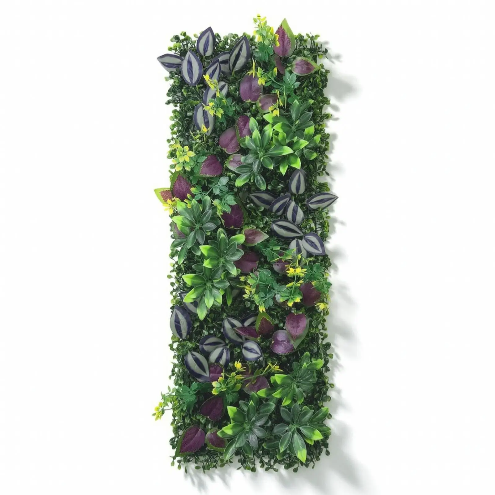 Faux Greenery Wall Panel Layered Foliage Decoration Artificial Plant Wall Panel Traffic Keyword for Balcony Patio Shop