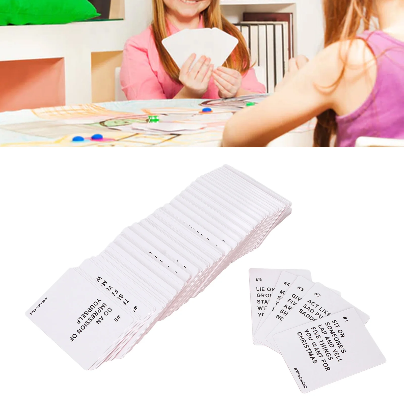 

Challenge Holiday Party Card Game Men Women Funny Entertaining Compete Instruction English Card Set Compete Challenge Card Game