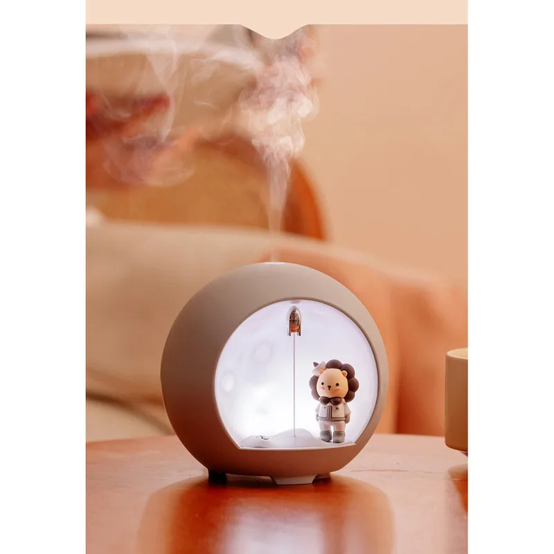 Planet New Product Creative USB Automatic Aromatherapy Expanding Fragrance Machine Air Atmosphere Night Light Cute Humidifier