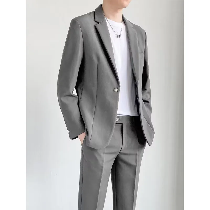 

Men's slim fitting jacket groom's wedding dress business and professional formal attire small suit casual suit