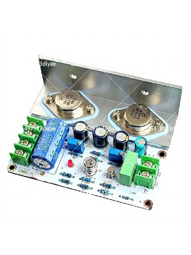 2PCS Class A Audio Power Amplifier Board 2N3055 PCB Assembled DIY Kit HiFi Amp Module