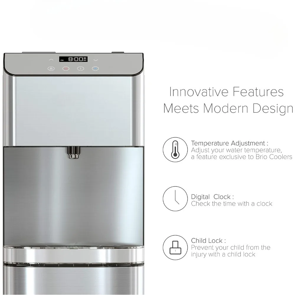 Moderna Reverse Osmosis Bottleless Water Cooler Dispenser - Self-Cleaning, Dispenses Hot and Cold Water   water dispenser