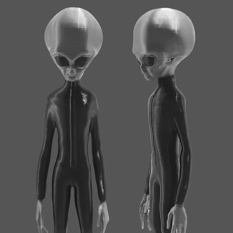 Interrogating alienígenas figura de ação alienígena futuro humanos alta qualidade 3d impresso estatueta mistério presente meninos coletar presentes aniversário
