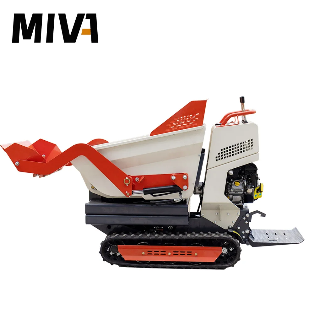 High-Quality Multi-Functional 1ton Transportation Mini Dumper Truck Engineering Farm Transport Tracked Small Dumper Customized