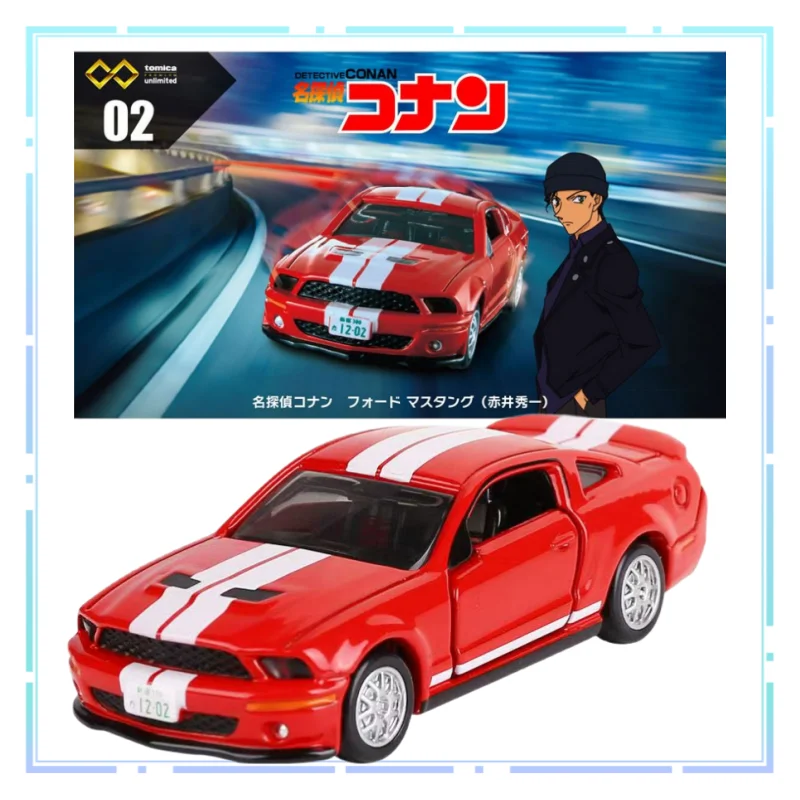 

TOMY Detective Conan Akai Shūichi Ford GT500 Sports Car Simulation Collection Vehicle TOMICA Alloy Car Model Festival Gifts