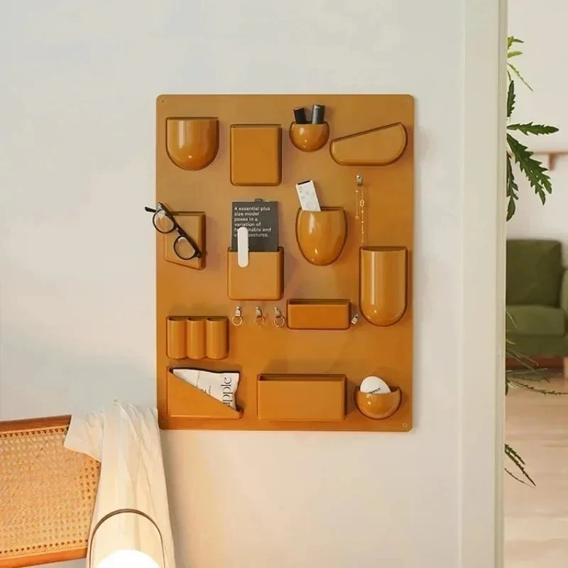

Nordic Wall Holder Offices Kitchens Organizer Desktop Shelf Wall Storage Rack for Workshops Bathrooms and Children's Rooms