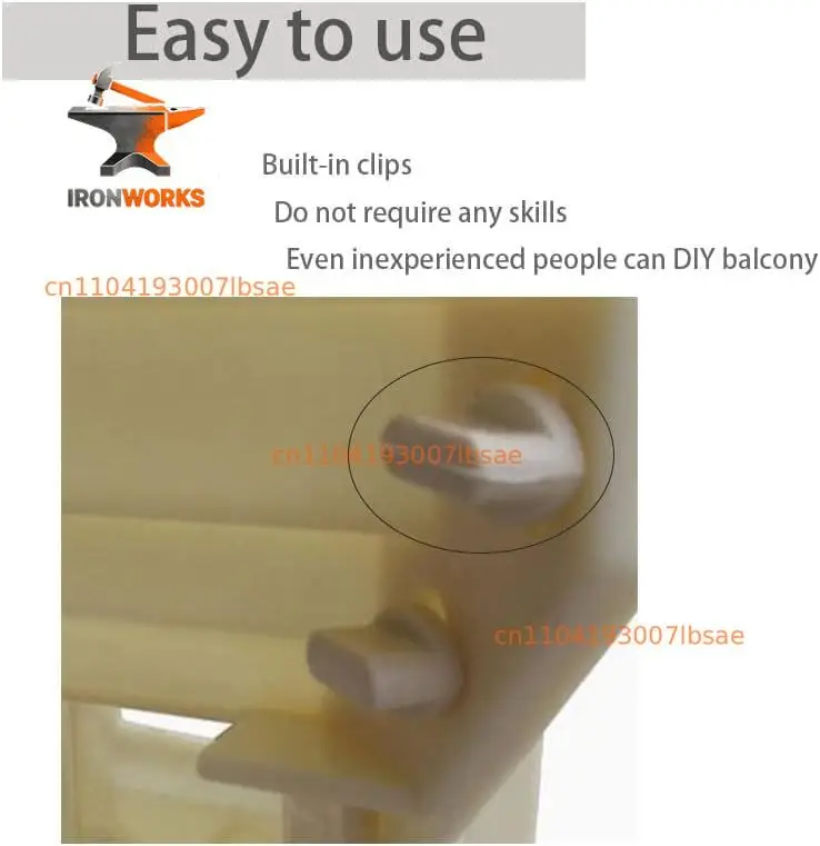 26.78" Plastic Pillar Concrete Molds  Pillar Mould Garden Reusable DIY Casting Cement Plaster Concrete Mould view 4