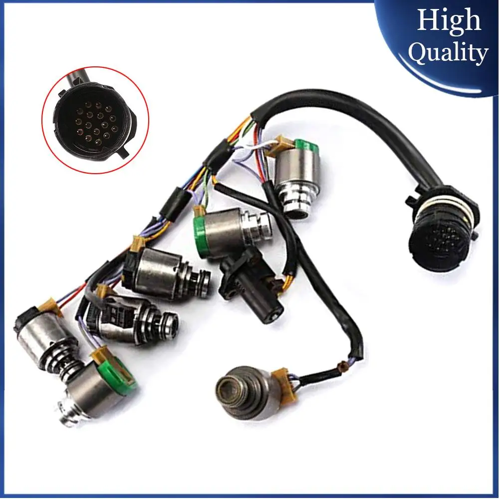 5HP19 0501314432 Transmission Solenoids Set with Internal Harness For BMW Audi A6 A8 S4 S6/RS6 Prosche 0501316463 0501210019