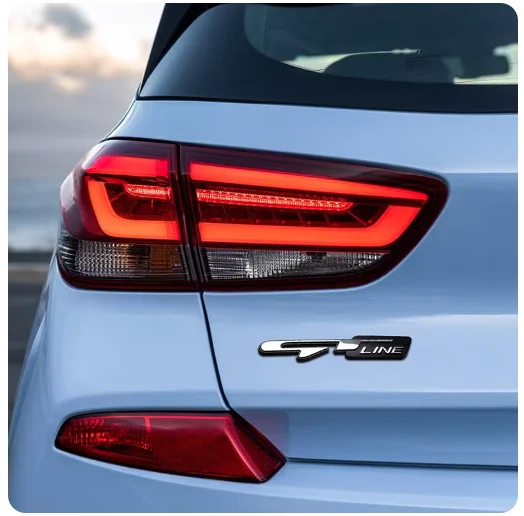 

Metal 3D Car GT Line Emblem Badge Decals Rear Trunk Logo Body Sticker For KIA GTLine K5 K3 K9 Forte Ceed Cerato Picanto Peugeot