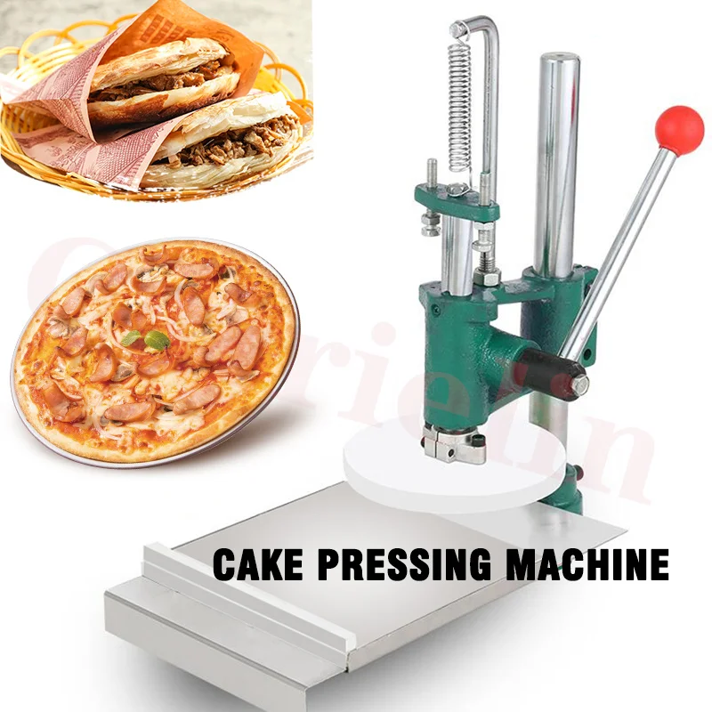 Manual Pizza Dough Press Machine Commercial Big Roller Sheeter Pastry Flattening Presser Kitchen Appliance