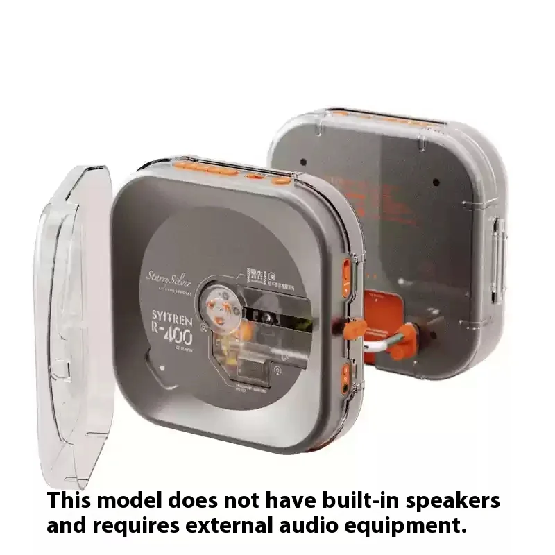 SYITREN R400 Bluetooth CD Player Wireless Portable Wired Music Player Decoding Chip SC6137D M93BG6DECK Wall Mounted CD Player