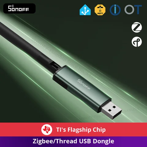 SONOFF Dongle-PP10 Dongle Plus CC2674P10 Zigbee/Thread USB Dongle Flagship Dual-Protocol Performance Works With Zigbee2MQTT OTBR