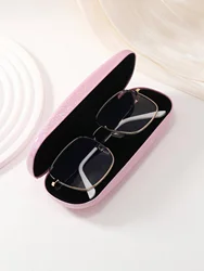 PU Leather Laser Myopia Glasses Case | Simple and Stylish Glasses Case | Unisex | Pressure-resistant and Durable