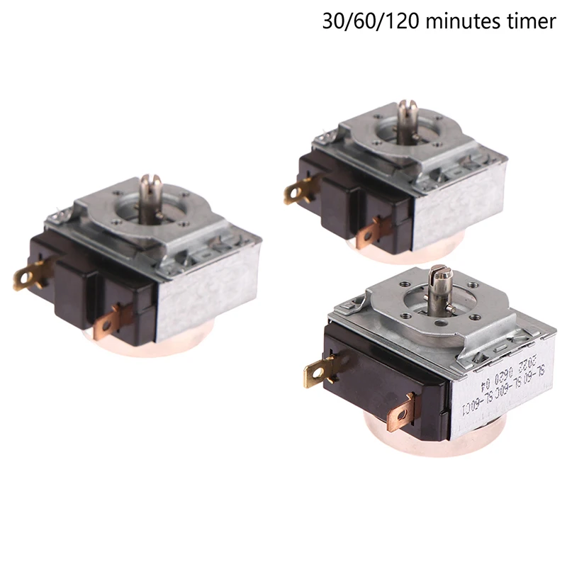 30/60/120 Minutes 15A 125V 16A 250V Delay Timer Switch Time Controller For Electronic Microwave Oven Cooker Air Fryer Parts