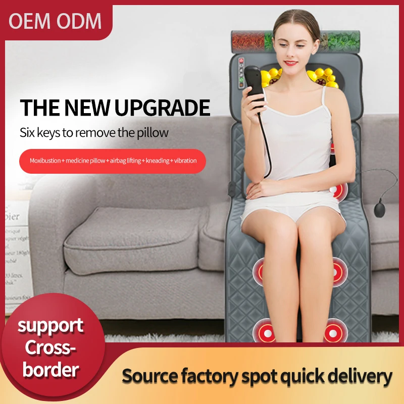 Smart Library 2025 Massage Products Electric Massage Mat And Heating Massager Cushion Pain Relief With Heating And Vibrating