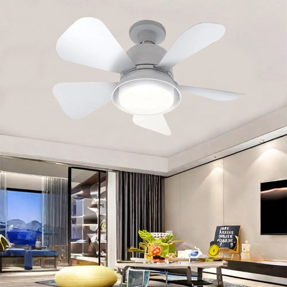 2 in 1 Ceiling Fan Light 3 Gears Dimming Remote Control Electric Wireless Fan Eye Protection Universal