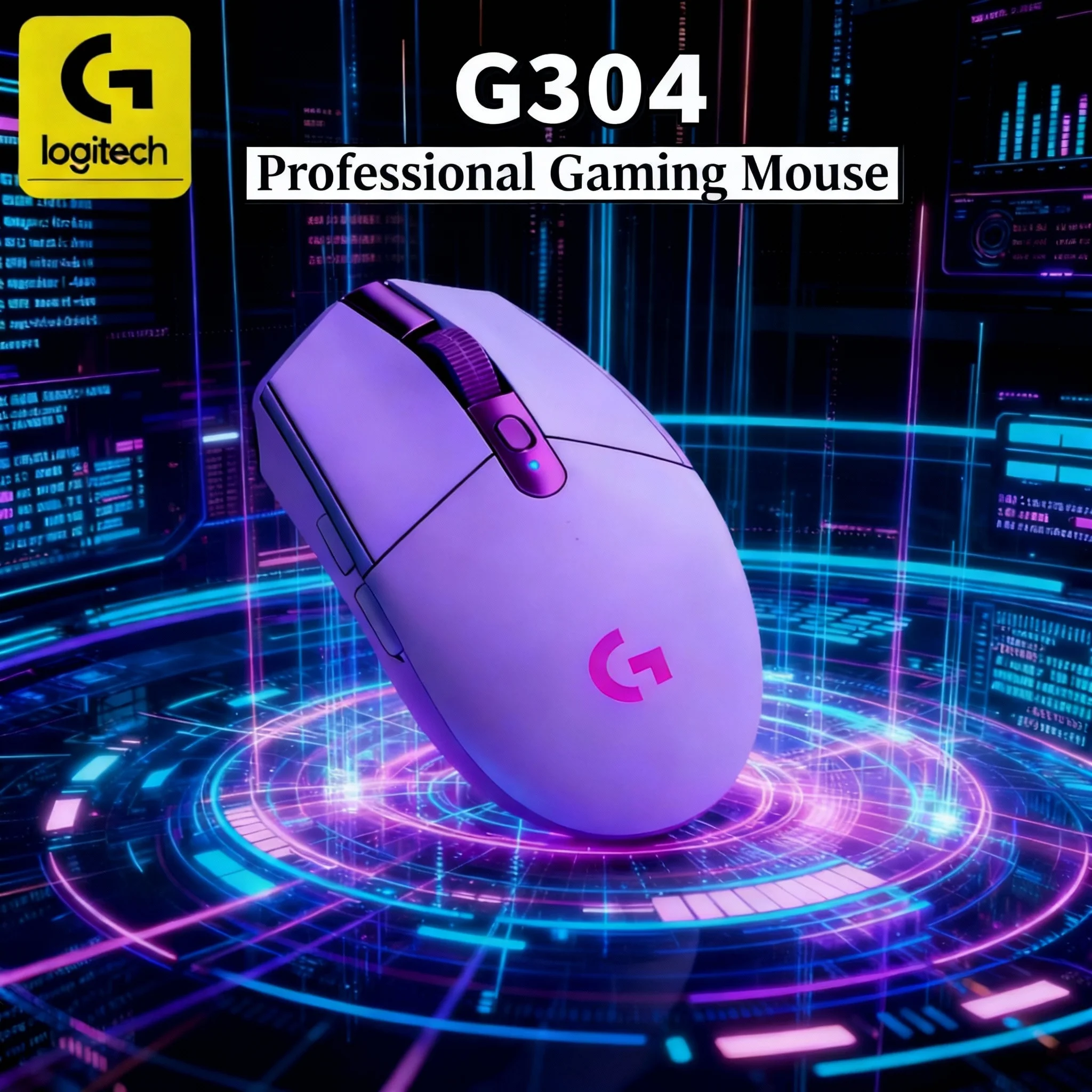 

[Wireless Revolution] Logitech G304, featuring Lightspeed wireless technology and a Hero 12K sensor, leading the wireless trend.