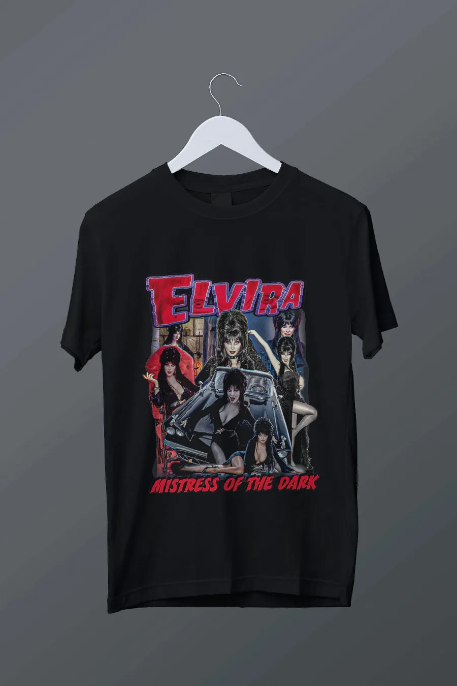 Elvira Mistress Of The Dark T-Shirt Four season popular unisex cotton T-shirt