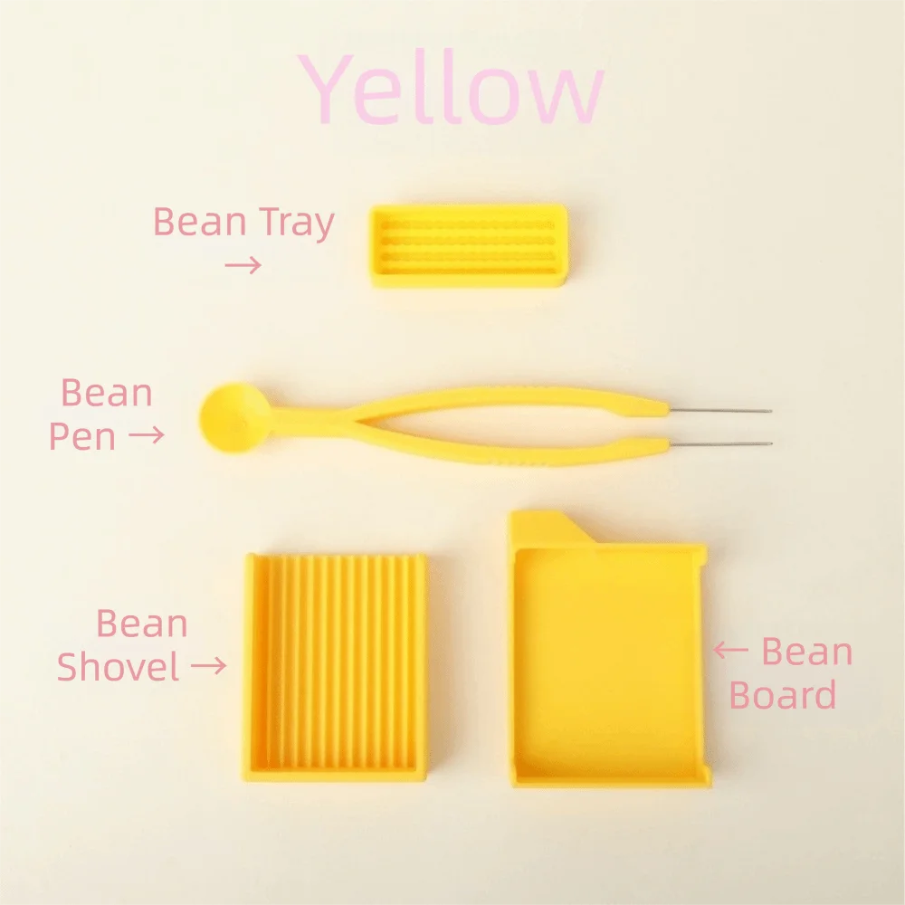 DIY Handmade 2.6mm Bean Storage Box Mini Handheld Beads Picking Tray 3D Printed Plastic Beads Plastic Beads Sorting Tools