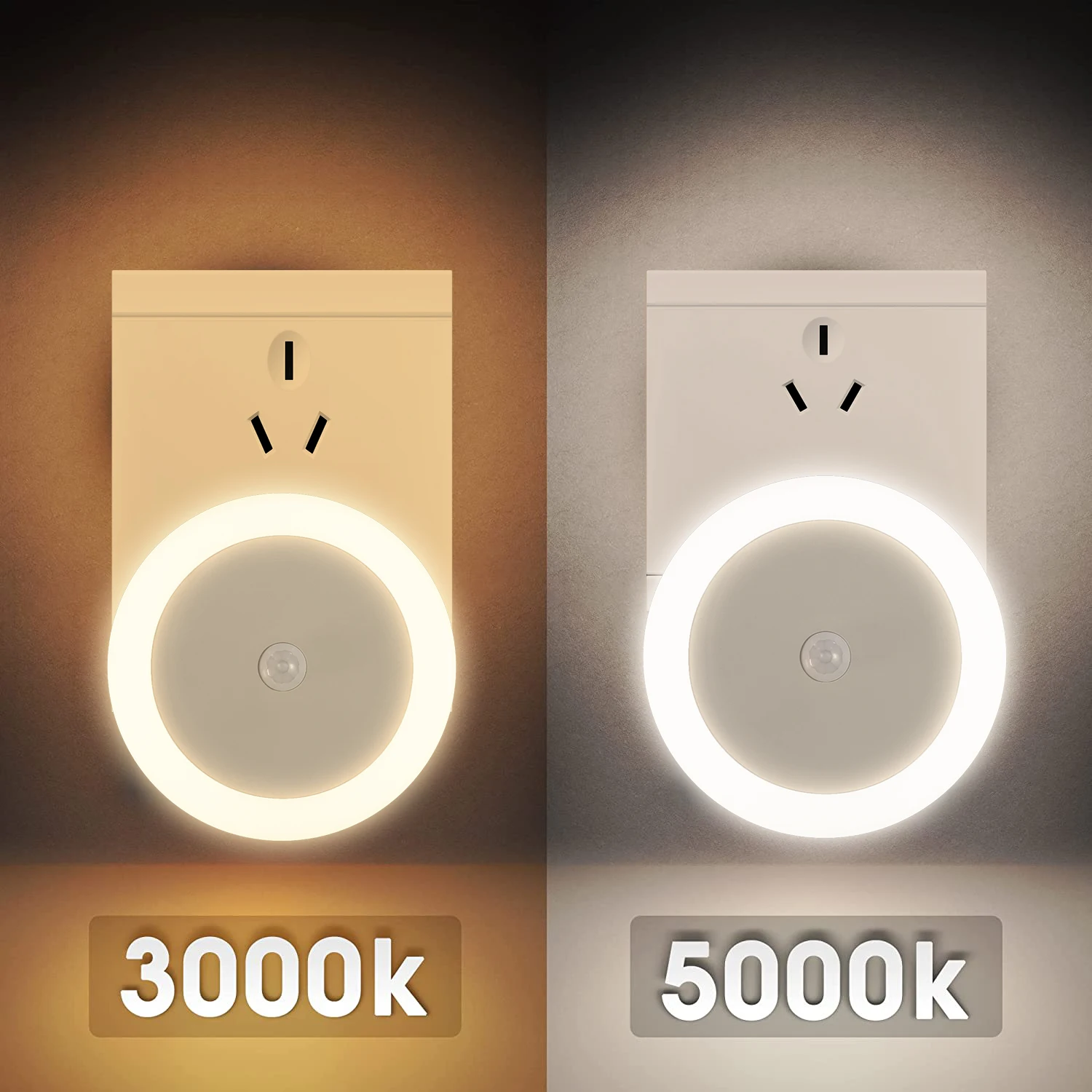 LED Motion Sensor Night Light, Recarregável Lâmpada USB, Decoração para o lar, Escadas, Corredor, Armário, Decoração do quarto